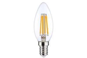 LED Kerze Filament klar C35 7W 810lm 2700K E14