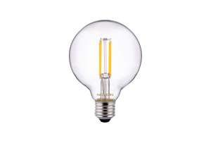 LED Filament Globe 95mm klar 6.5W 806lm 2700K E27