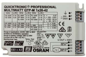 EVG QTP-M 1x26-42 T5/T8/FC/DE/TE/L/F