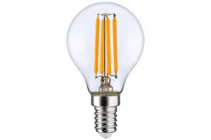 LED Retrofit Filament klar P45 7W 810lm 2700K E14