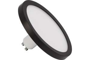 LED Diffusor GU10 7W 500lm 2700/4000K schwarz matt